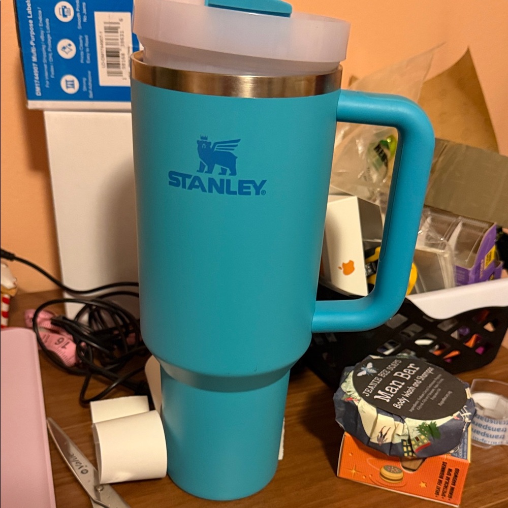 Stanley Teal Insulated Mug with Handle